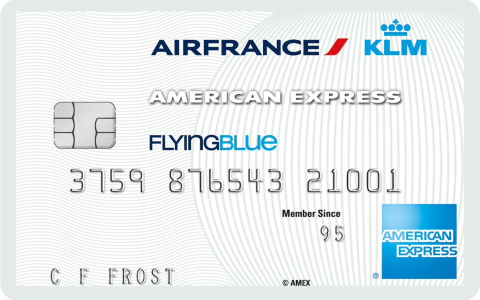 Flying Blue - Choose the FLYING BLUE - AMERICAN EXPRESS ENTRY Card and